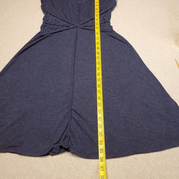 Max Studio NWT Heather Navy Sleeveless Dress Size M - Picture 5 of 9